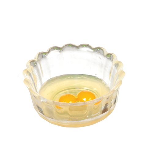 Bowl With Raw Eggs